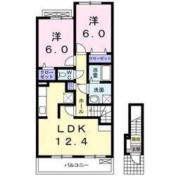 クレールハウス・シュシュの物件間取画像